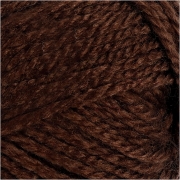 Fantasia Akrylgarn, brun, L: 80 m, 50 g/ 1 nystan