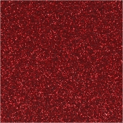 Stryktyg, röd, A5, 148x210 mm, glitter, 1 ark