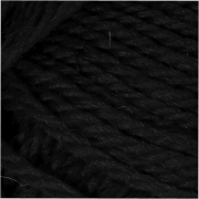 Melbourne ullgarn, svart, L: 92 m, 50 g/ 1 nystan
