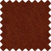 Hobbyfilt, brun, 42x60 cm, tjocklek 3 mm, 1 ark