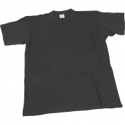 T-shirt, svart, B: 32 cm, stl. 3-4 år, rund hals, 1 st.