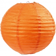 Papperslampa, orange, Dia. 20 cm, 1 st.