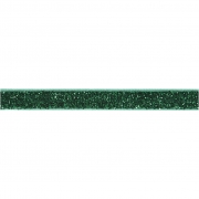 Dekorationsband, grön, B: 10 mm, 5 m/ 1 rl.