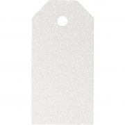 Manillamärken, vit, stl. 5x10 cm, glitter, 300 g, 15 st./ 1 förp.