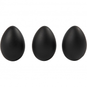 Ägg, svart, H: 6 cm, 12 st./ 1 förp.