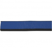 Imiterat läderband, blå, B: 10 mm, tjocklek 3 mm, 1 m/ 1 förp.