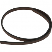 Imiterat läderband, brun, B: 10 mm, tjocklek 3 mm, 1 m/ 1 förp.