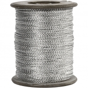 Tråd, silver, tjocklek 0,5 mm, 100 m/ 1 rl.