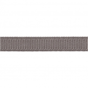 Grosgrainband, grå, B: 6 mm, 15 m/ 1 rl.