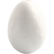 Ägg, vit, H: 4,8 cm, 10 st./ 1 förp.
