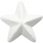 Stjärnor, vit, B: 6 cm, 50 st./ 1 förp.