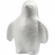 Pingvin, vit, H: 15,5 cm, 1 st.
