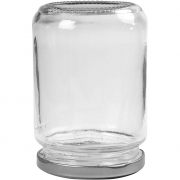 Syltburkar, transparent, H: 11 cm, Dia. 7,5 cm, 370 ml, 6 st./ 1 låda