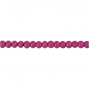 Träpärlor, rosa, Dia. 5 mm, Hålstl. 1,5 mm, 6 g/ 1 förp., 150 st.