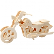 3D konstruktionsfigur, motorcykel, stl. 19x9x9 cm, 1 st.