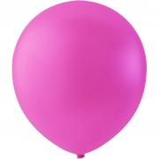 Ballonger, mörkrosa, runda, Dia. 23 cm, 10 st./ 1 förp.