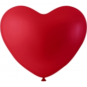 Ballonger, röd, hjärtan, 8 st./ 1 förp.