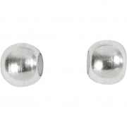 Smyckelås, försilvrad, L: 10 mm, B: 6 mm, Hålstl. 2,1 mm, 1 st.