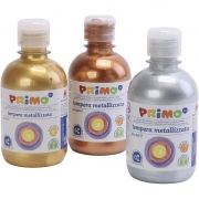 PRIMO metallic färg, mixade färger, 3x300 ml/ 1 förp.
