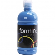 Täckfärg, primärblå, matt, 500 ml/ 1 flaska