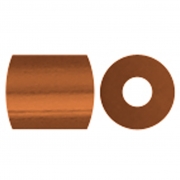 Rörpärlor, ljusbrun (32260), stl. 5x5 mm, Hålstl. 2,5 mm, medium, 1100 st./ 1 förp.