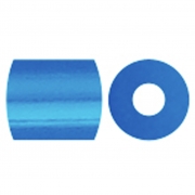 Rörpärlor, pastellblå (32224), stl. 5x5 mm, Hålstl. 2,5 mm, medium, 6000 st./ 1 förp.