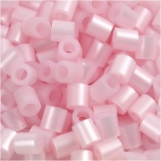 Rörpärlor, rosa pärlemor (32259), stl. 5x5 mm, Hålstl. 2,5 mm, medium, 6000 st./ 1 förp.