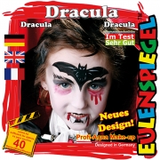 Eulenspiegel Ansiktsfärg - sminkset , mixade färger, Dracula, 1 set
