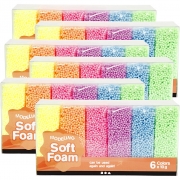 Soft Foam, mixade färger, 6 förp./ 1 förp.