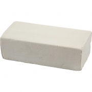 Soft Clay modellera, vit, stl. 13x6x4 cm, 500 g/ 1 förp.