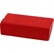 Soft Clay modellera, röd, stl. 13x6x4 cm, 500 g/ 1 förp.