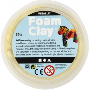 Foam Clay® , gul, metallic, 35 g/ 1 burk