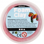 Foam Clay® , röd, metallic, 35 g/ 1 burk