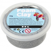 Foam Clay® , silver, metallic, 35 g/ 1 burk
