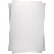 Krympplastark, matt transparenta, 20x30 cm, tjocklek 0,3 mm, 100 ark/ 1 förp.