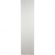 Hålbakplatta, vit, H: 1700 mm, B: 400 mm, 1 st.