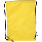Ryggsäck, gul, stl. 31x44 cm, 1 st.