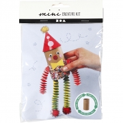 Mini DIY Kit, Toalettrulle clown, 1 set