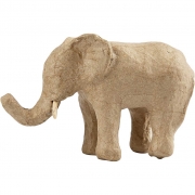 Elefant, H: 9 cm, L: 13 cm, 1 st.