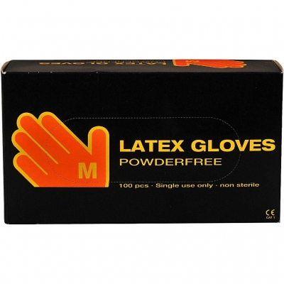 Latex handskar, stl. medium , 100 st./ 1 förp.