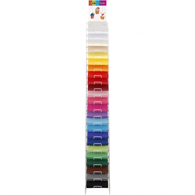 Creativ kartong, mixade färger, A4, 210x297 mm, 180 g, 24x100 ark/ 1 förp.