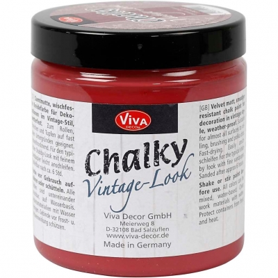 Chalky Vintage Look färg, bordeaux (404), 250 ml/ 1 burk
