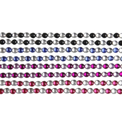 Rhinstenar, stickers, svart, blå, lila, röd, L: 15 cm, B: 4 mm, 8 ark/ 1 förp.