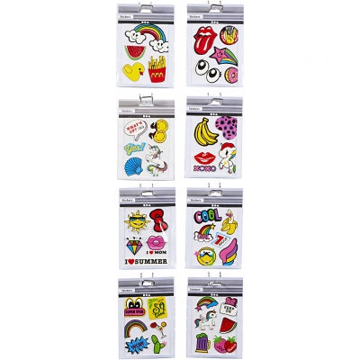 Soft Stickers, 12,2x17,75 cm, 8x10 ark/ 1 förp.