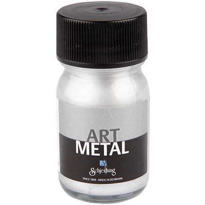 Art Metal färg, silver, 30 ml/ 1 flaska