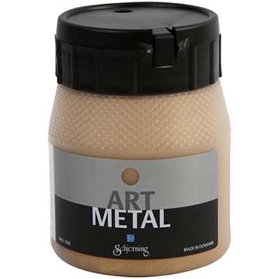 Art Metal färg, mellanguld, 250 ml/ 1 flaska