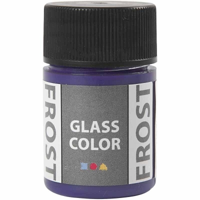 Glasfärg frost, violet, 30 ml/ 1 flaska