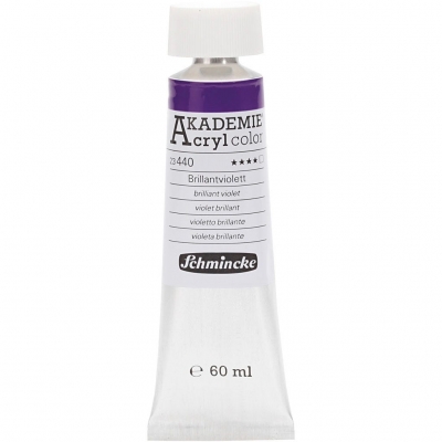Schmincke AKADEMIE® Acryl color , brilliant violet (440), transparent, 60 ml/ 1 flaska