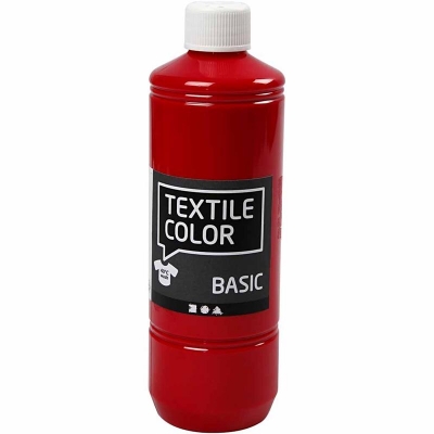 Textile Color textilfärg, primärröd, 500 ml/ 1 flaska