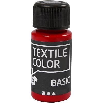 Textile Color textilfärg, röd, 50 ml/ 1 flaska